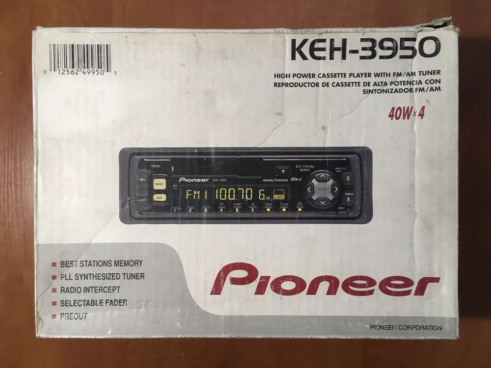 Новый Pioneer кассетный оригинал
