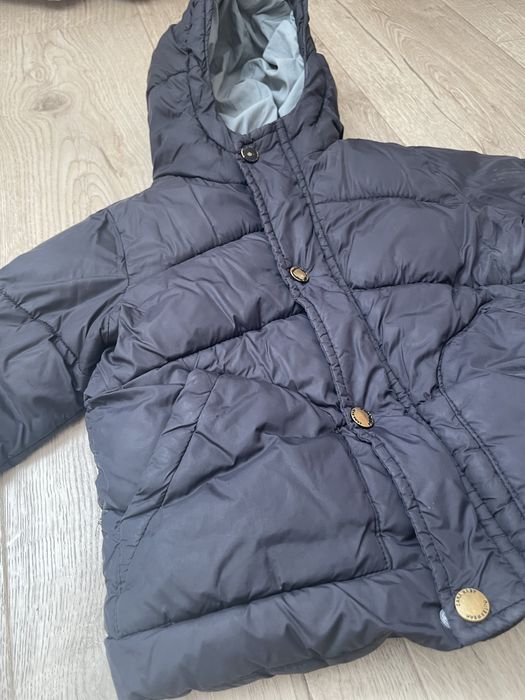 Зимно яке Zara Зара размер 86 и зимни обувки Geox 22