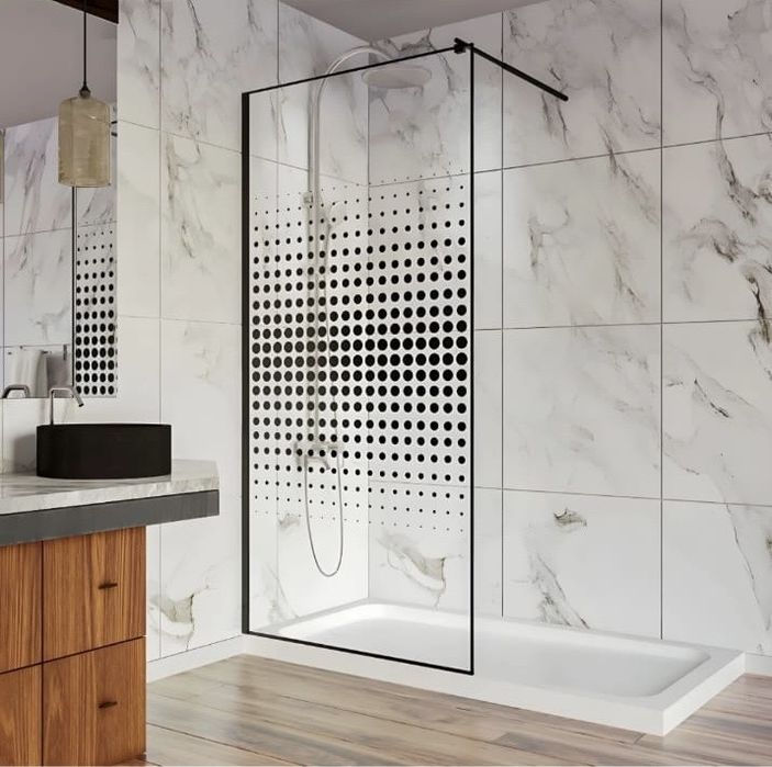 Paravan walk-in pentru duș, 120x200 cm – nou, sigilat