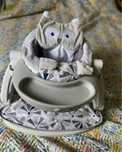 Столче за хранене Fisher Price set me up floor seat with owl