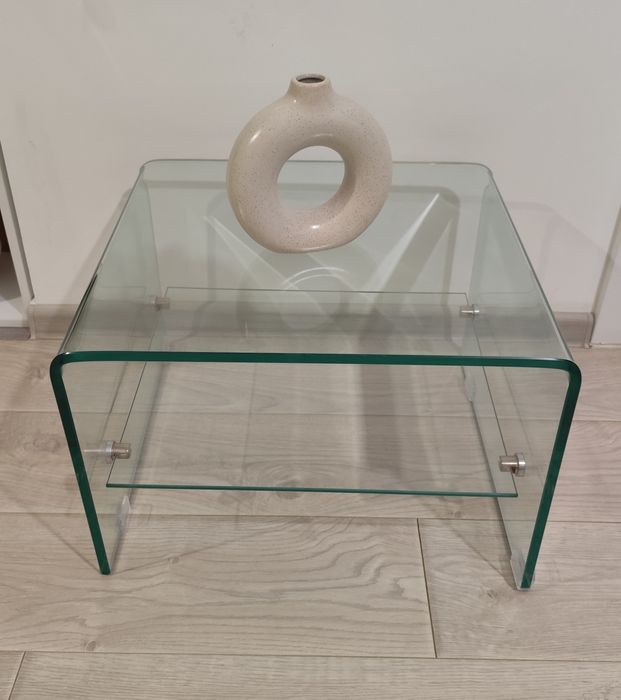 Masuta din sticla securizata transparenta, L50 x A 45 x H33