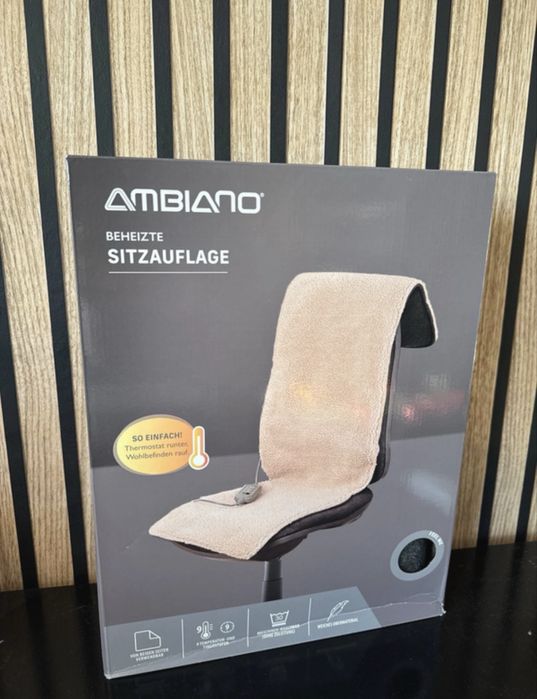 Husa scaun incalzita, patura Ambiano, 120x40 cm, 220V