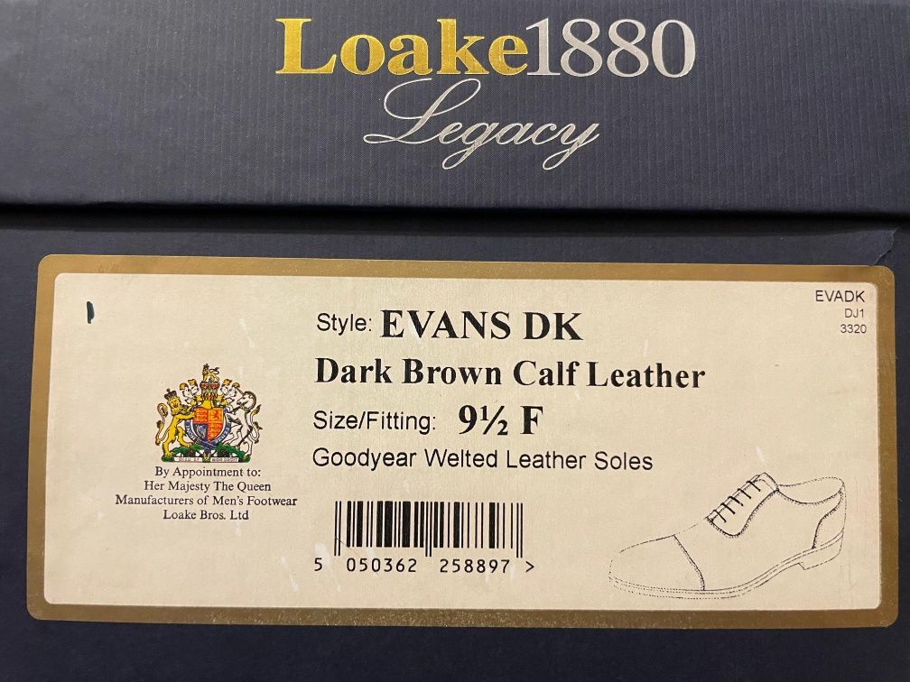 Loake 1880 Legacy Evans Dark Brown