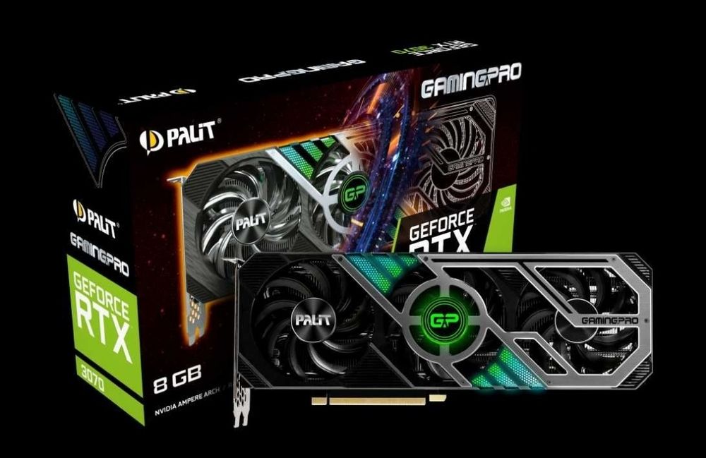 Видеокарта 3070 palit gaming pro 8gb