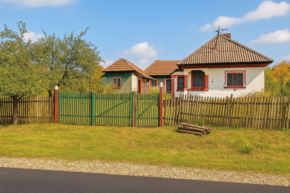 Schimb cu apartament/garsoniera teren generos 5300m2 cu casa