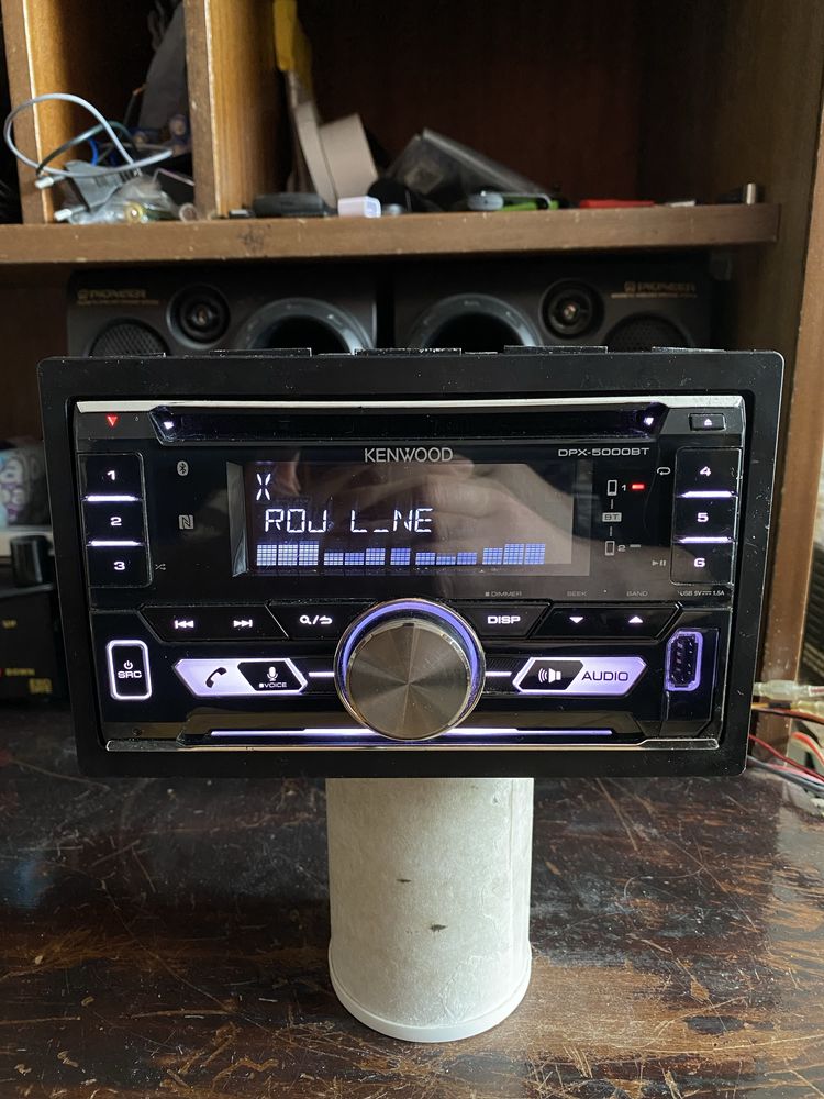 KENWOOD DPX-5000DAB - ДВОЕН ДИН - BLUETOOTH, USB, cd плеър сд, радио