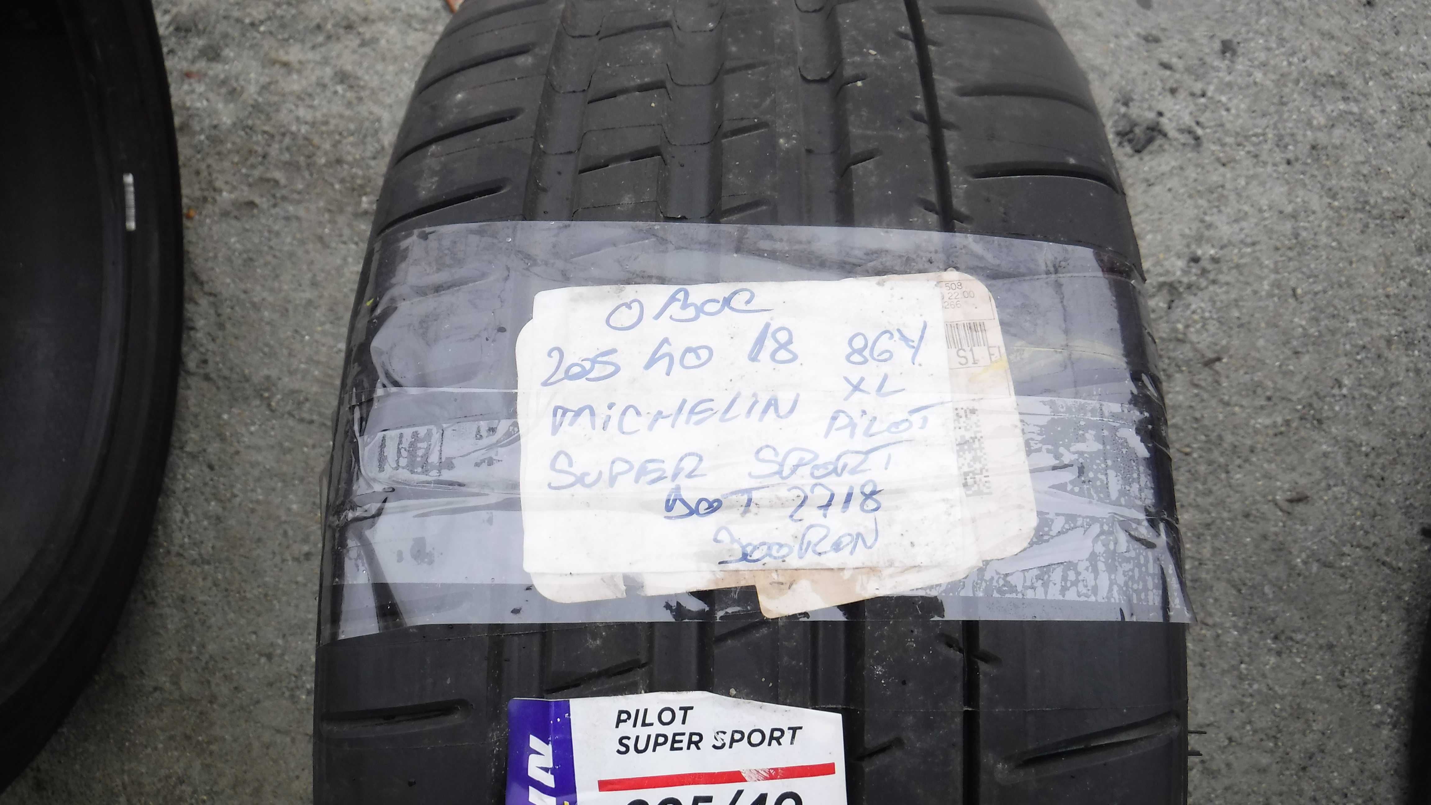 205 40 18  86Y Michelin Pilot  Super Sport  nou Dot 2718