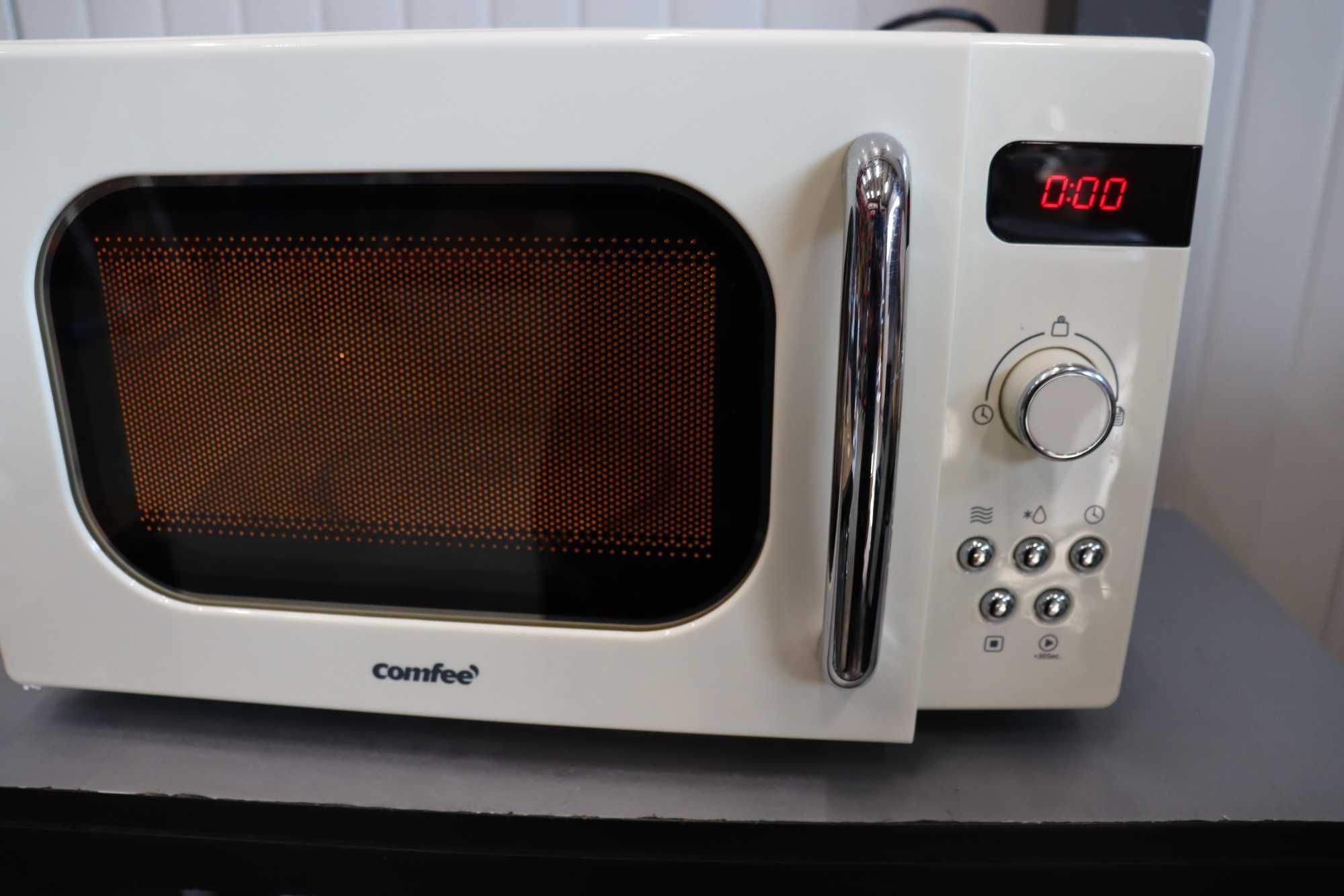 Микровълнова фурна Retro Comfee CMSRO 20L, 8 автоматични менюта, 800W
