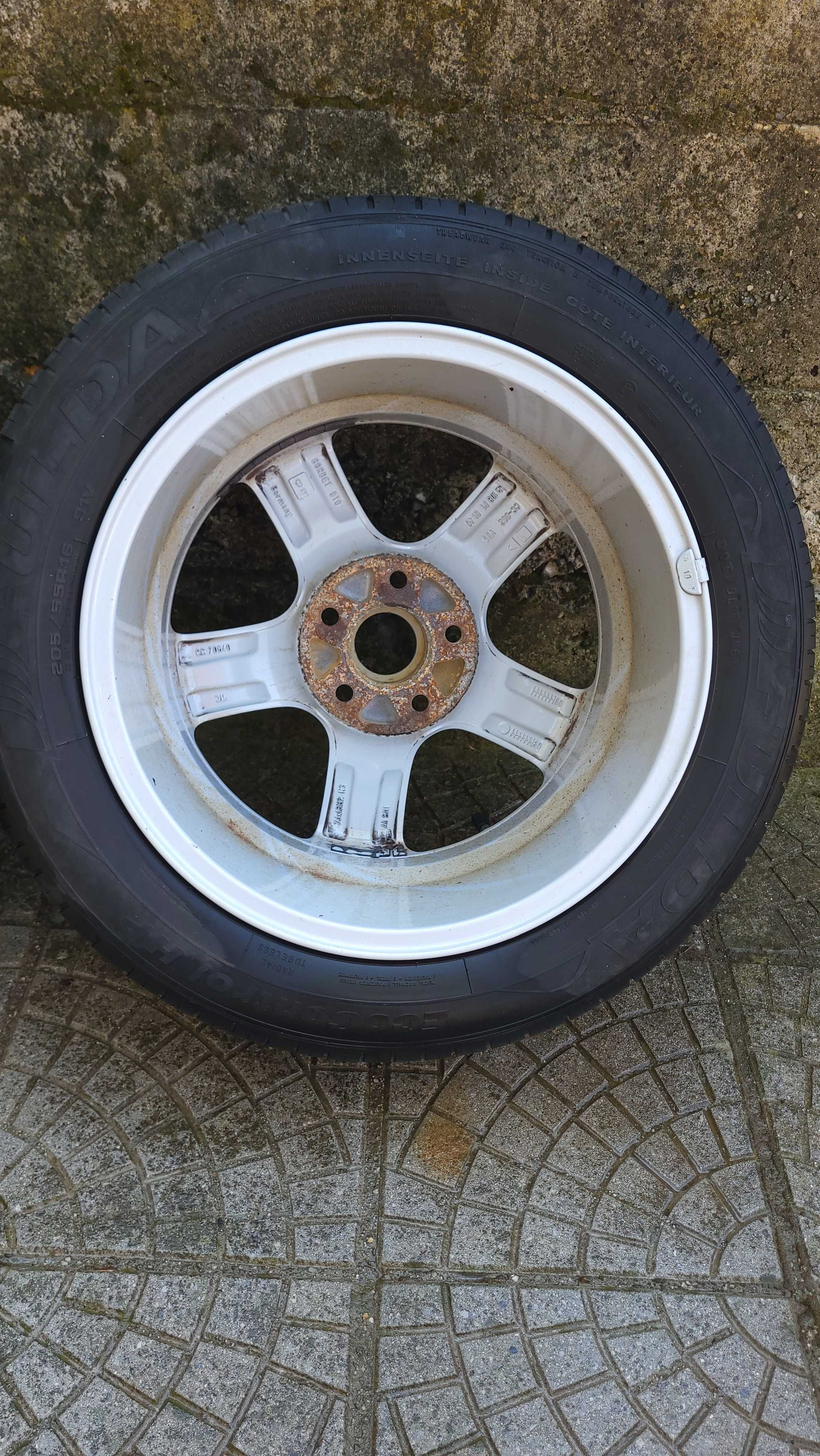 Джанти 16" 5x108 Borbet CC с летни гуми Fulda EcoControl HP 205/55/16