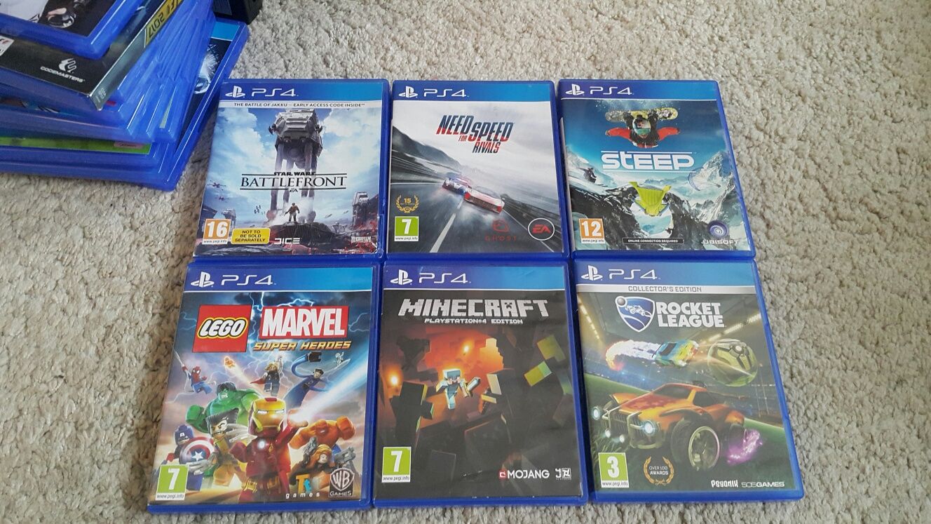 PS4 игри Пс4 игри, fifa, minecraft,  need for speed, lego marvel..