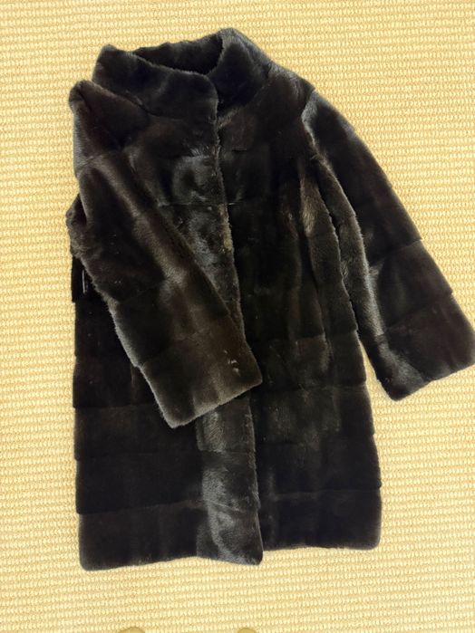 Норковая шуба (black lama)