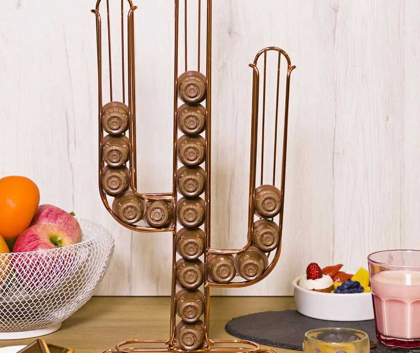 Органайзер/поставка/държач/ поддръжка  за 50 кафе капсули "Кактус"