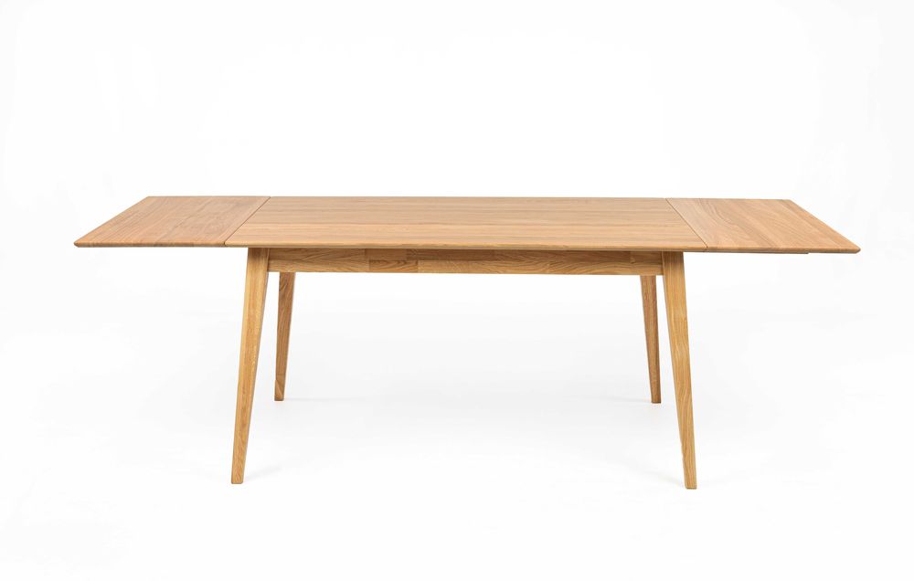 Masa lemn de stejar extensibila, OSLO, natur, 140-230 x 90 cm