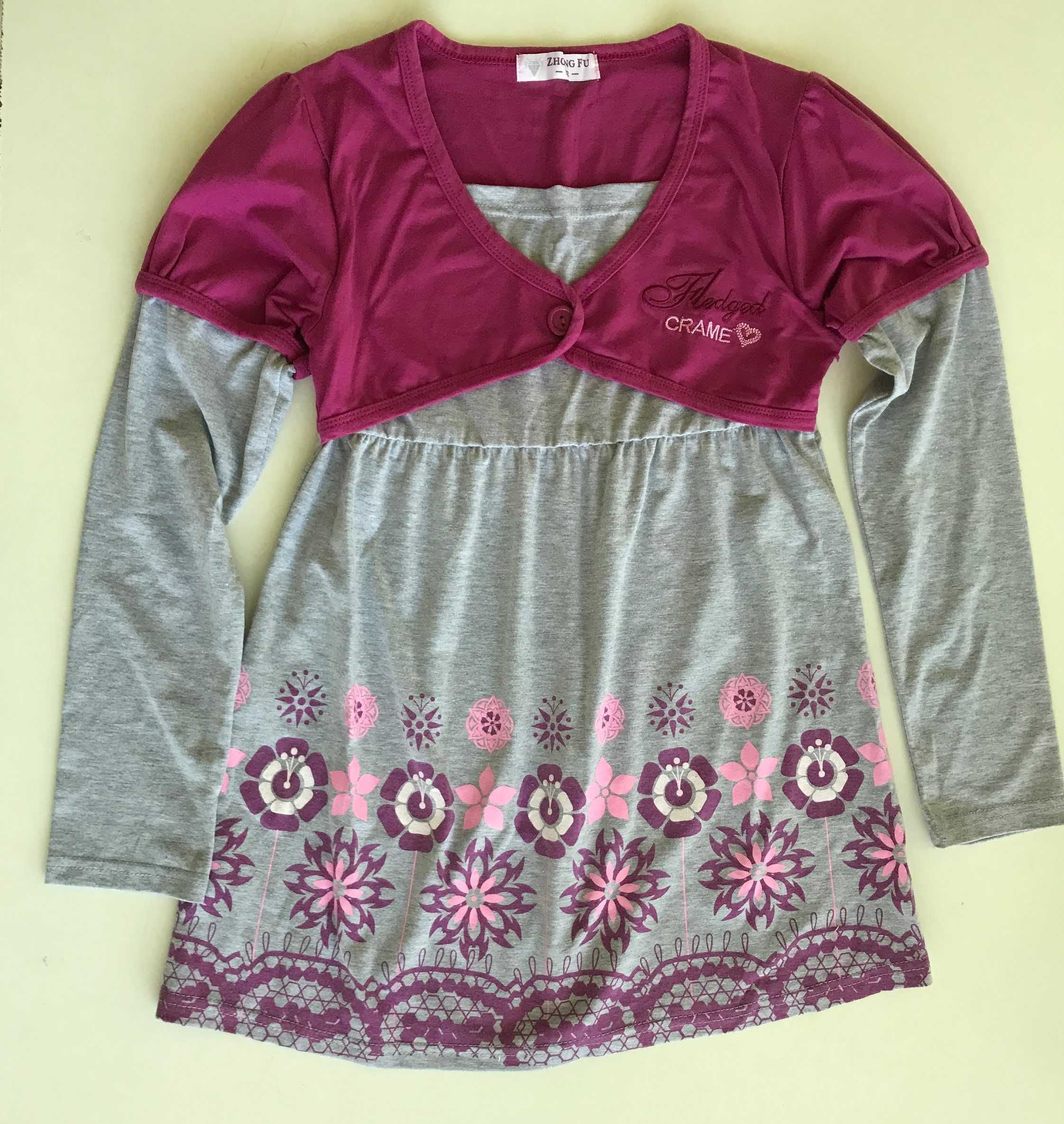 Две блузи/туники за момиче - 12 години