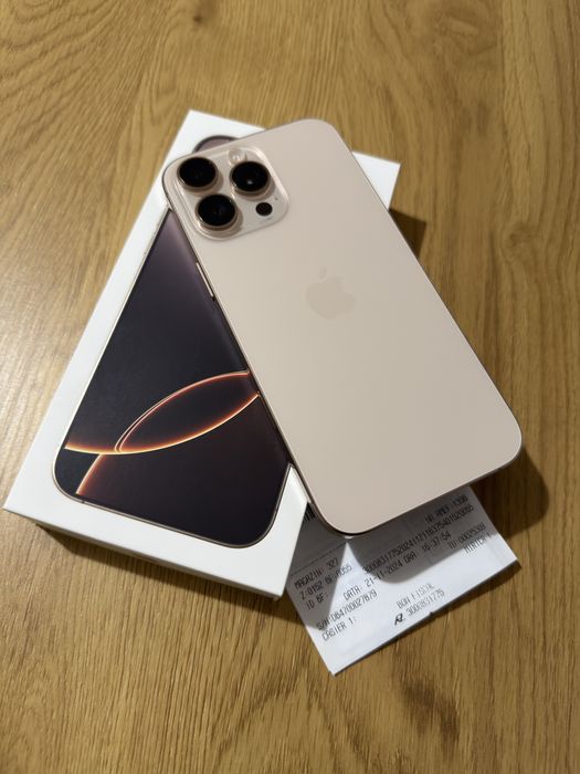 iPhone 16 pro max desert titanium