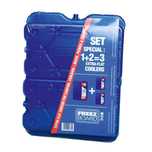 Element racire Connabride pentru lada frigorifica, 3 bucati la set (1x800g+ 2x400g) ce mentine temperatura pana la 10 ore