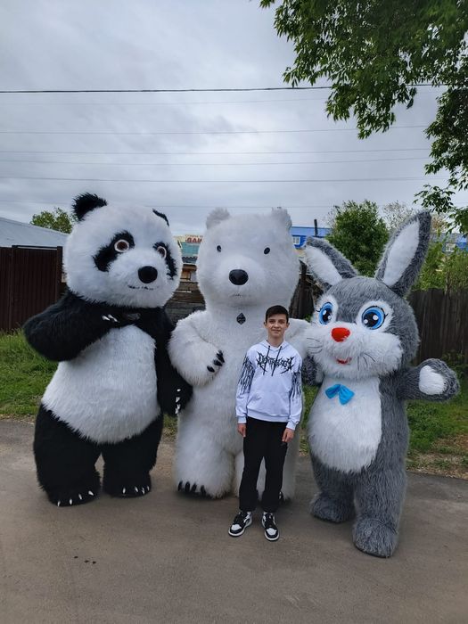 Мишка зайчик панда ростовые куклы