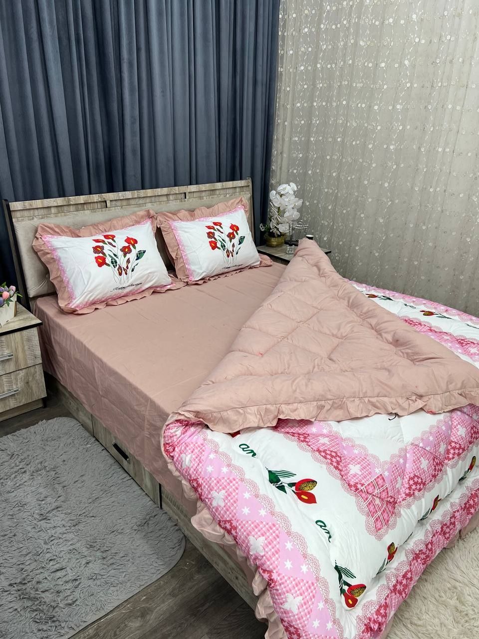 Комплект с одеялом в тг HomeTextileToMiss