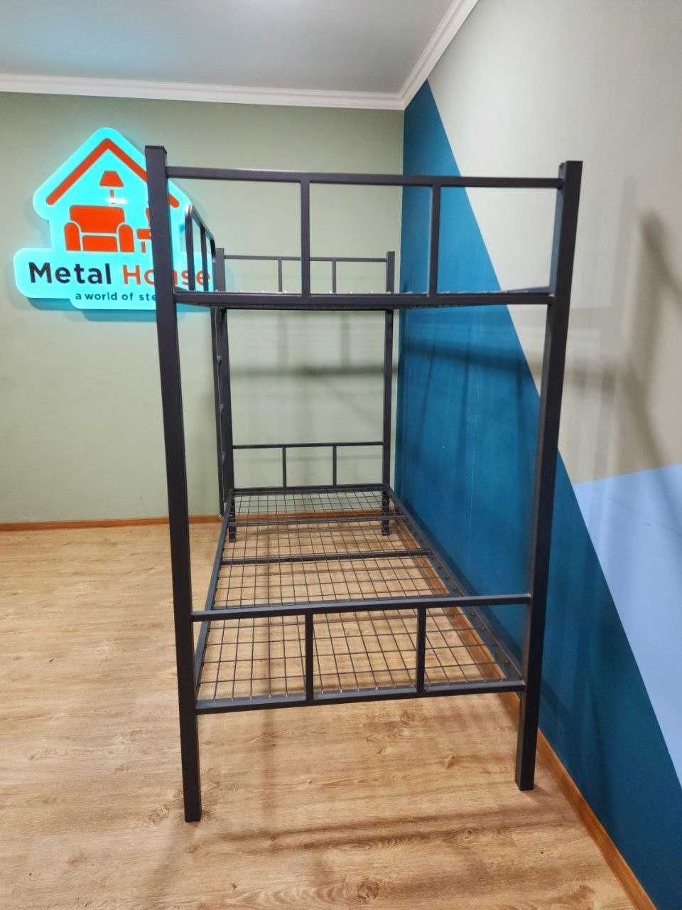 кровать металлическая 2этажа