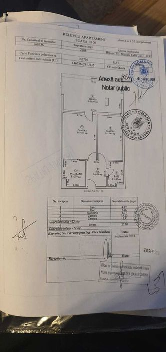 Apartament 2 camere penthouse