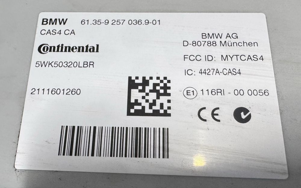 BMW CAS4 CA кас модул за бмв