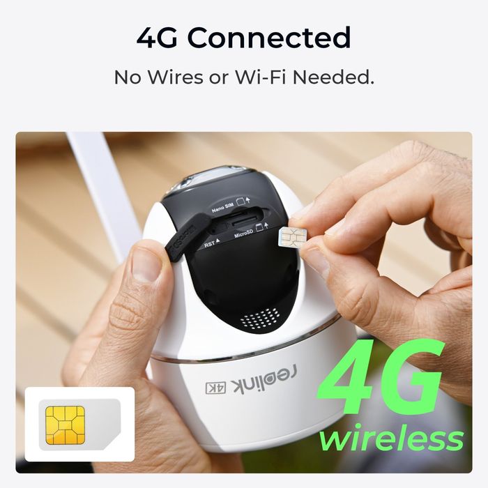 Camera de supraveghere Reolink Go PT G440 cu Panou Solar, 4G - LTE