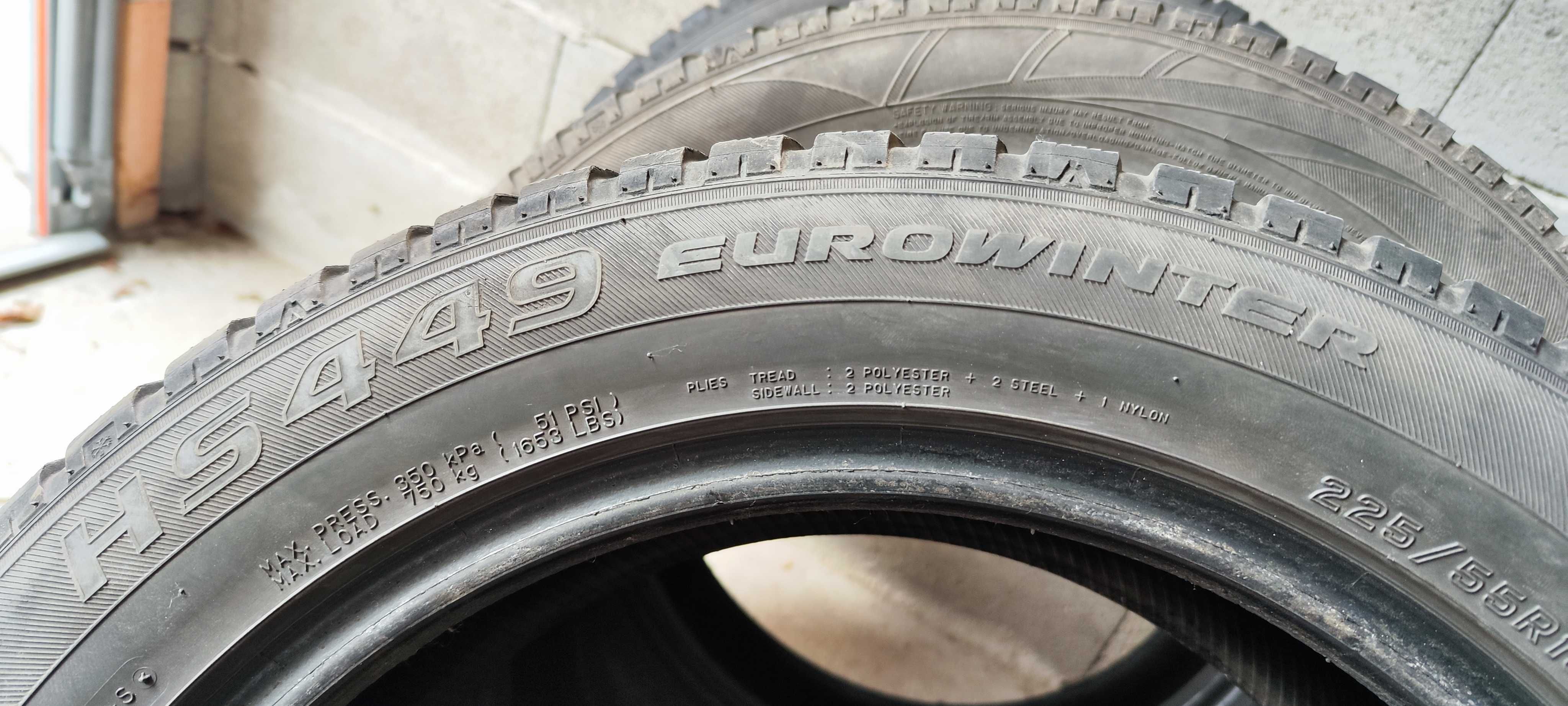 Продавам зимни гуми -FALKEN 225/55 R18 98V