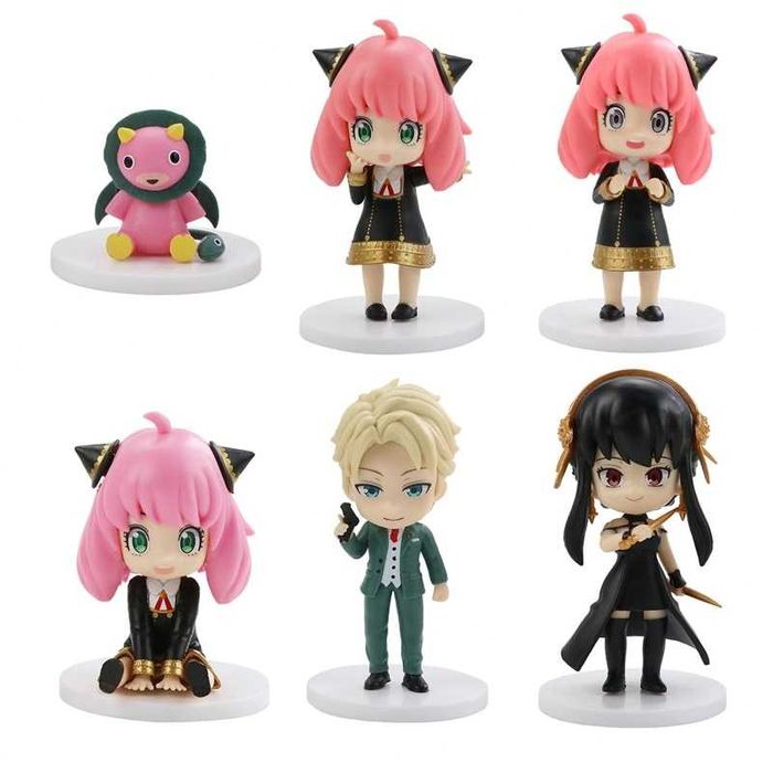Set 6 figurine Anime Spy X Family SpyXFamily