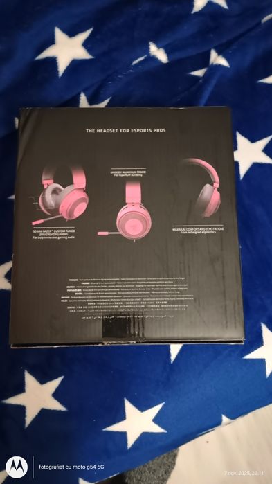 Vând căști Razor Kraken