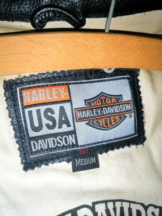 Geacă de piele Harley Davidson bărbați