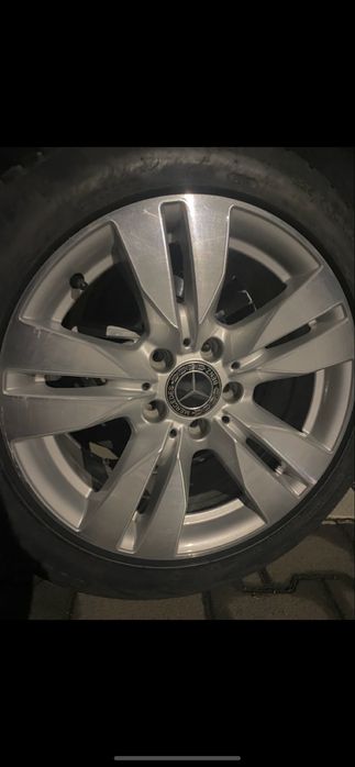 Jante Mercedes 5x112 r16 + cauciucuri noi