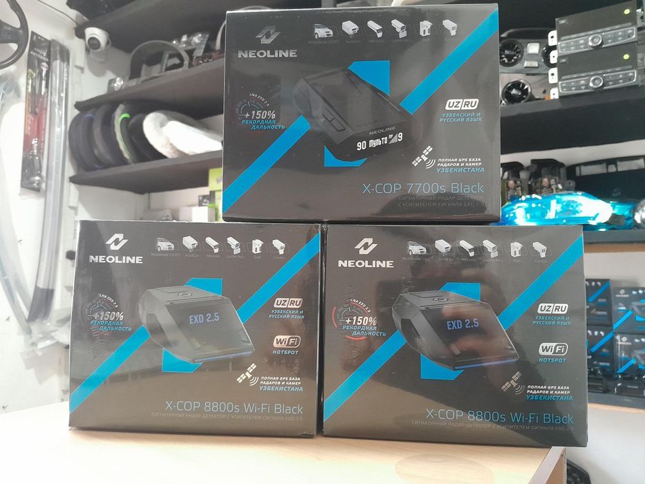 Neoline Xcop 7700s black. Neoline Xcop 8800s WiFi black