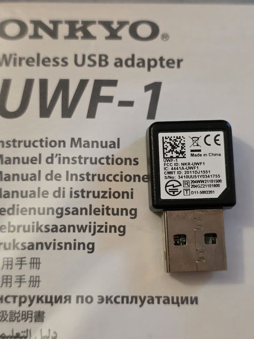 Onkyo adaptor USB wireless UWF 1