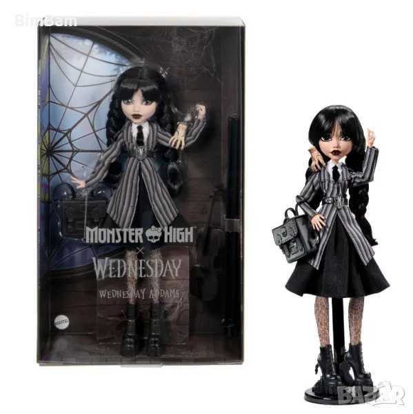 Kукла Monster High™ x Wednesday - Wednesday Addams с аксесоари