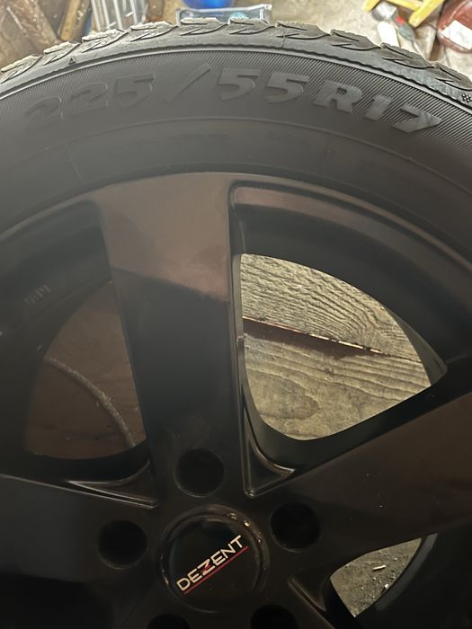 Vand jante 5x112 (audi vw skoda seat etc)r17 cu anvelope noi de iarna