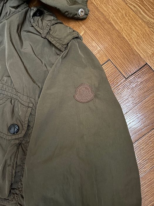 Moncler hooded rain jacket dama