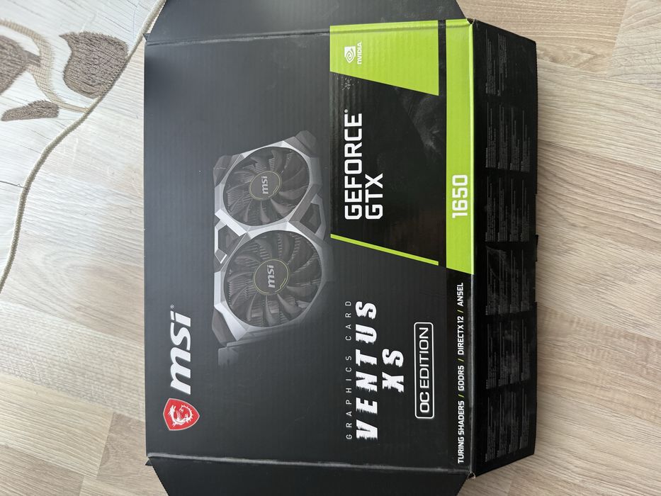 Nvidia geforve gtx 1650 oc msi