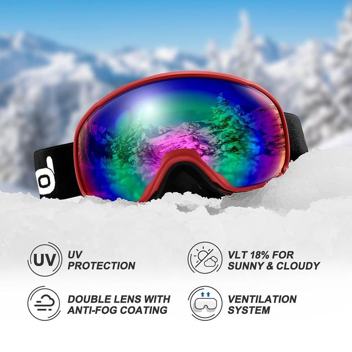 Casca și ochelari schi ski Odoland. (NOUĂ)