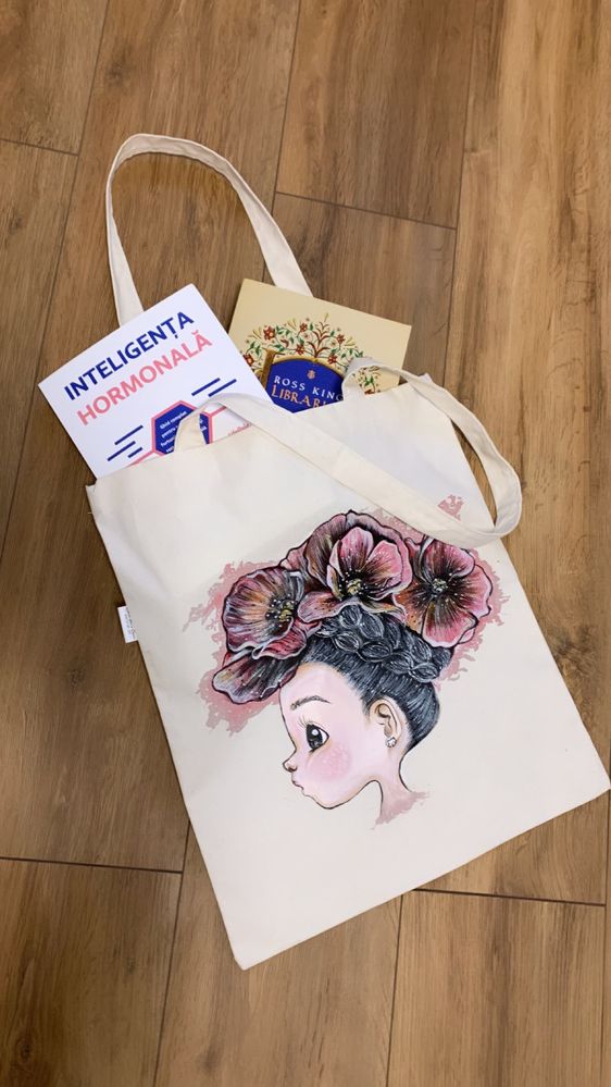 Tote bag pictate