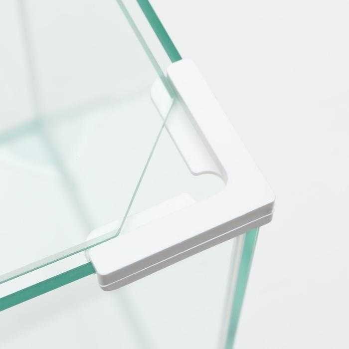 Продам Аквариум Куб белый уголок, покровное стекло, на 19 литров!