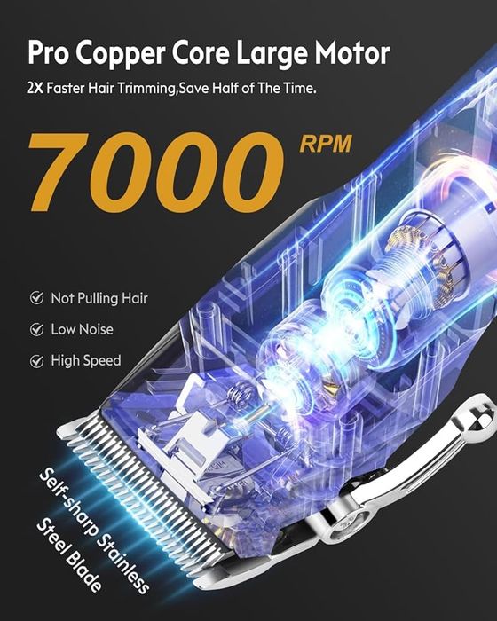 Комплект от две професионални машинки за подстригване и тример YiLFo