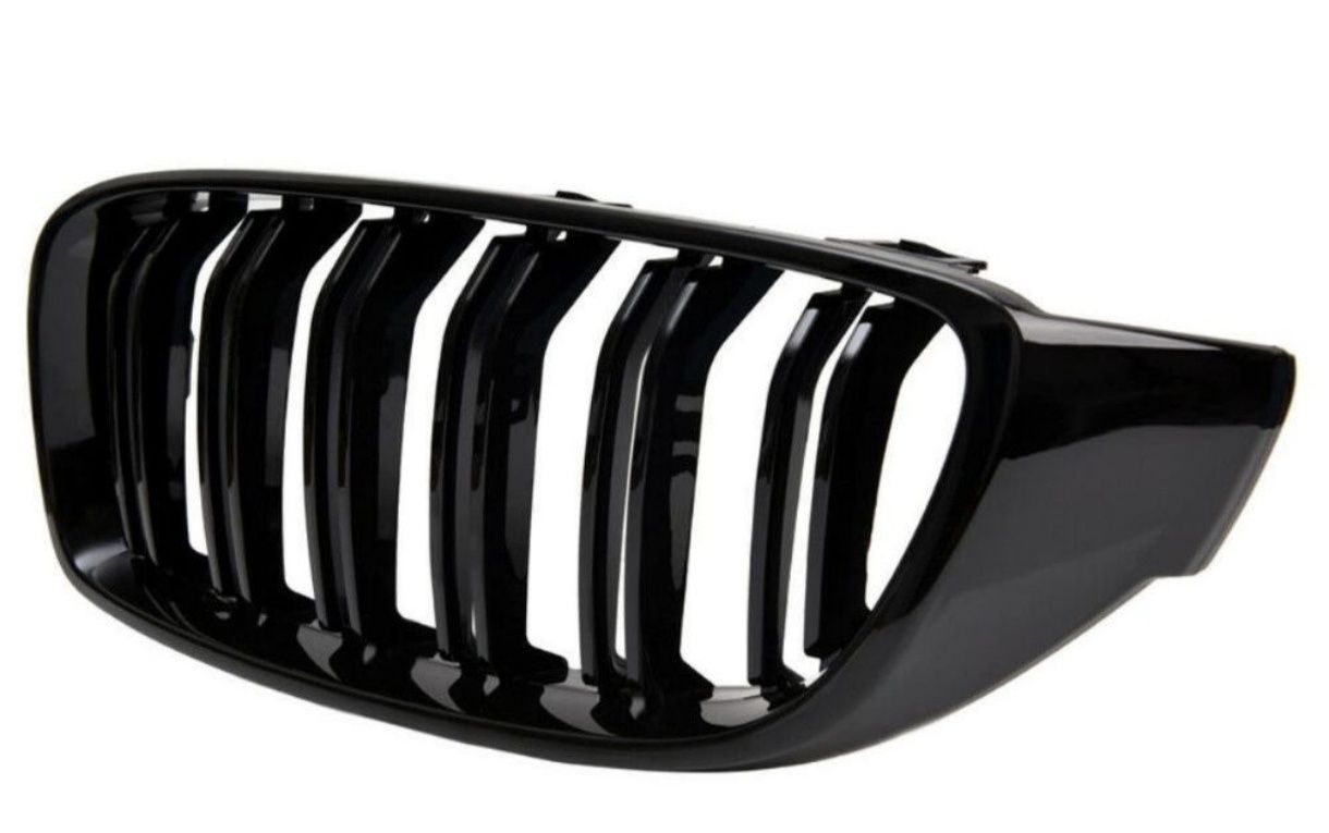Черни двойни бъбреци пиано лак БМВ BMW F32 F33 F36 F82 F83 2013 - 2017