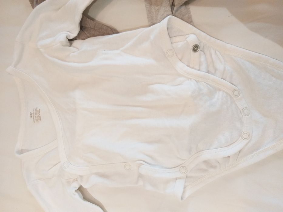 Set 3 bluze (body) cu maneca lunga, marime 74