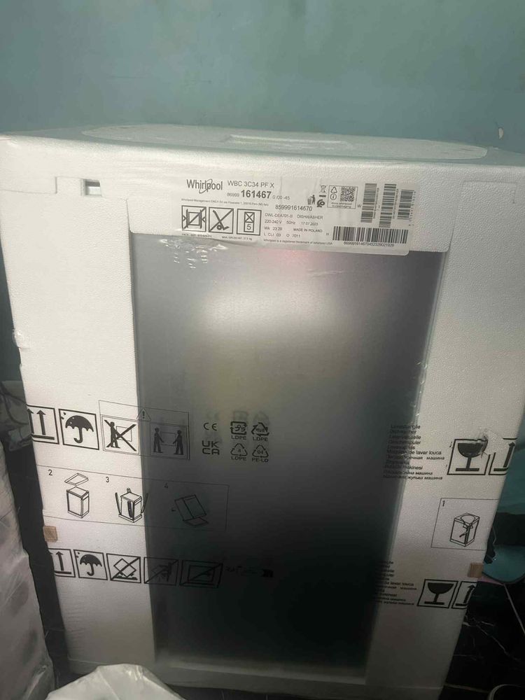 Миялна машина Whirlpool WBC 3C34 PF X – НОВА, неразопакована