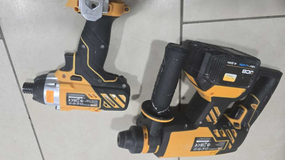 Акумулаторен безчетков перфоратор JCB  18BLRH + винтоверт JCB 18ID