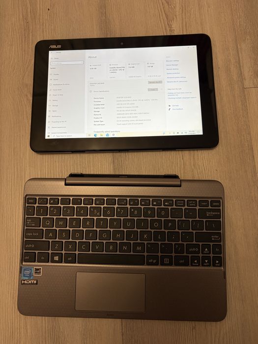 Laptop tableta Asus Trasformers T101H, 4GB RAM, nu 2