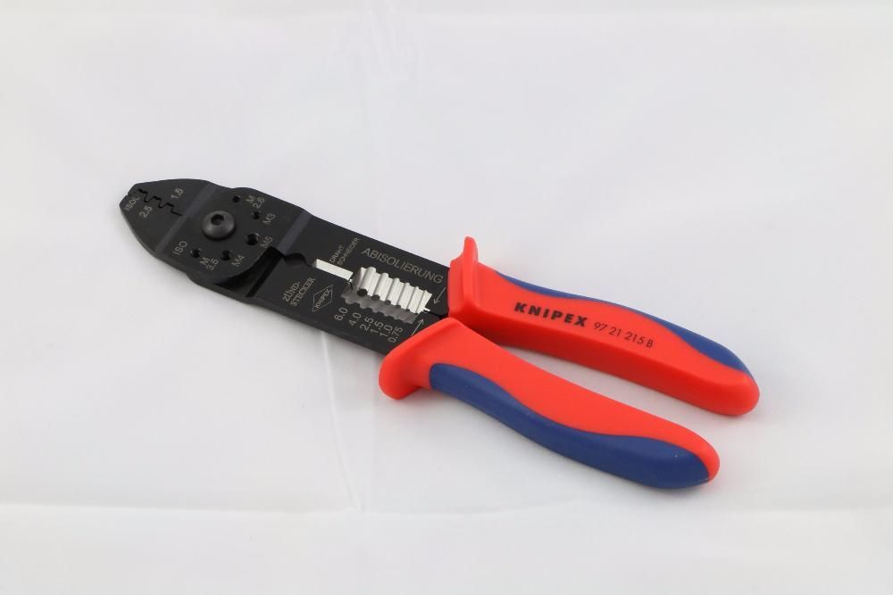 Knipex клещи KN 97 21 215 B за рязане на кабели, оголване и кримпване,