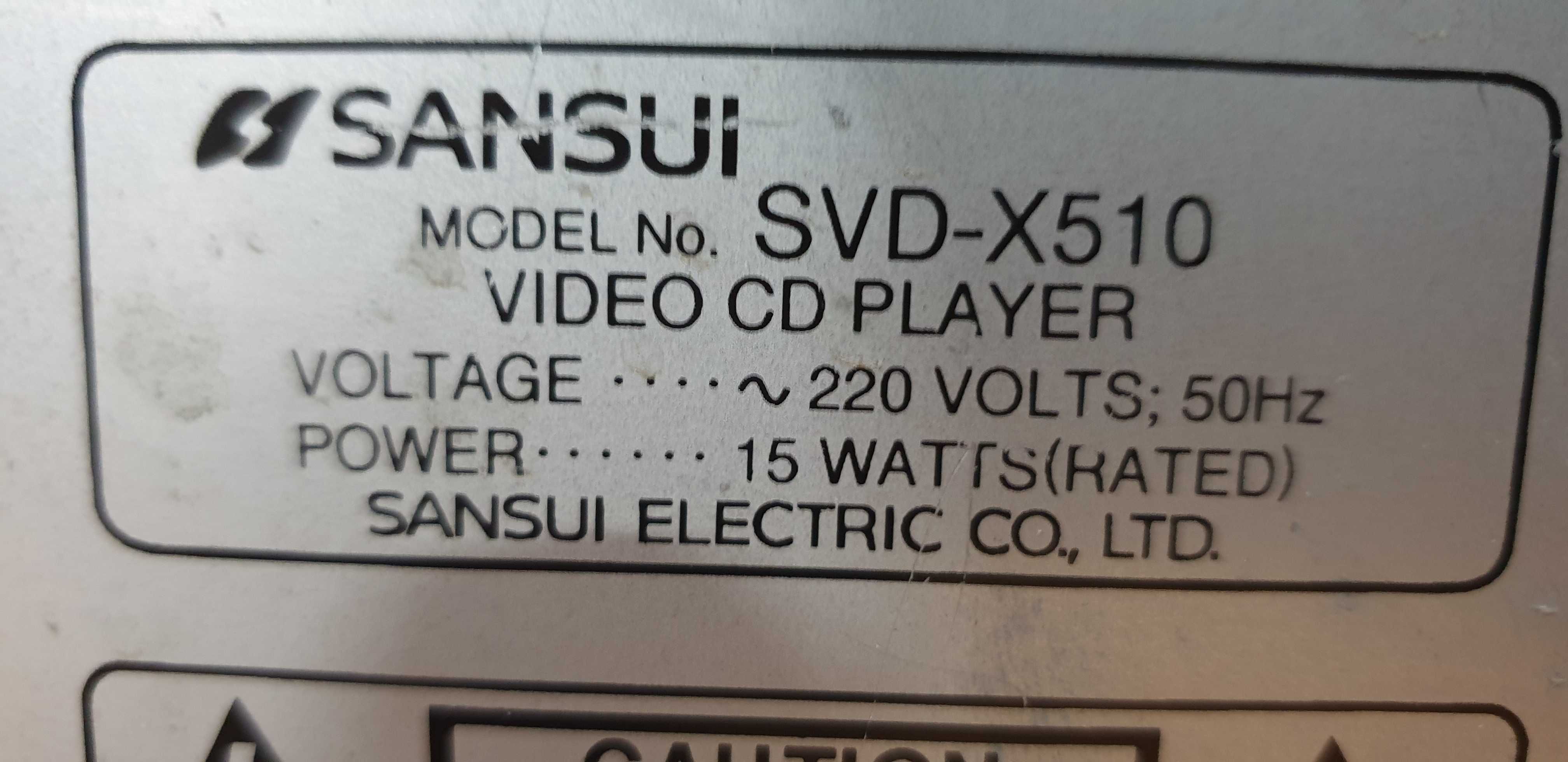 Sansui SVD-X510, CD Player