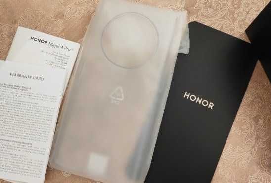 Honor Magic 4 Pro original case оригинален прозрачен кейс  + протектор