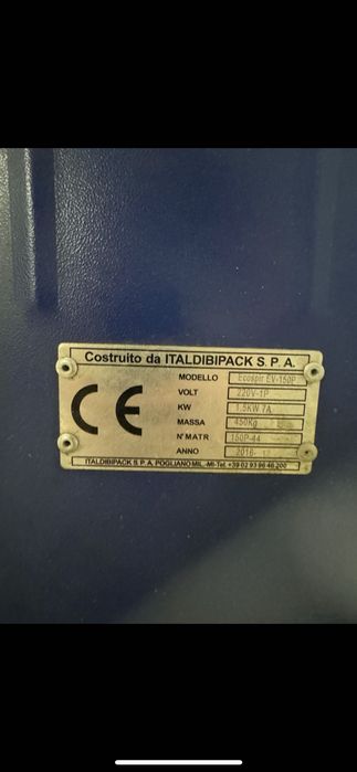 Фолираща машина Italdibipack Ecospir EV-150P – 220V, 1.5kW, Италия